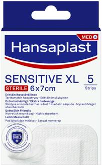 Hansaplast Pleisters Hansaplast Sensitive XL 6 x 7 cm 5 st