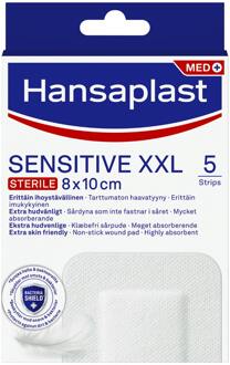 Hansaplast Pleisters Hansaplast Sensitive XXL 8 x 10 cm 5 st