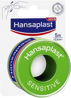 Hansaplast Sensitive Hechtpleister 5mx2,5cm 1 Rol