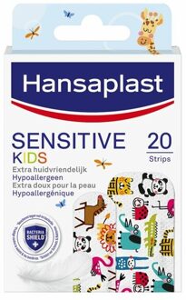 Hansaplast Sensitive Kids Pleisters - 20 Strips Wit