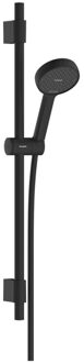 hansgrohe Activera S doucheset 95 - 2jet - EcoSmart - met glijstang varia 72cm - mat zwart 28048670 Zwart mat