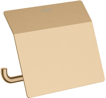 hansgrohe Addstoris closetrolhouder met klep brushed bronze 41753140 Brons geborsteld