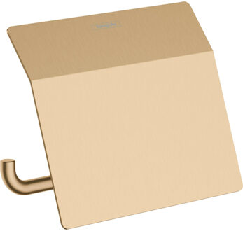 hansgrohe Addstoris closetrolhouder met klep brushed bronze 41753140 Brushed bronze (brons)