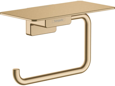 hansgrohe Addstoris closetrolhouder met planchet brushed bronze 41772140 Brushed bronze (brons)