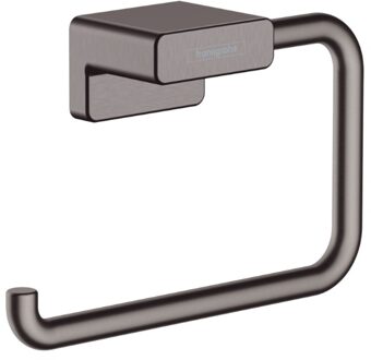 hansgrohe Addstoris closetrolhouder zonder klep brushed black chroom 41771340