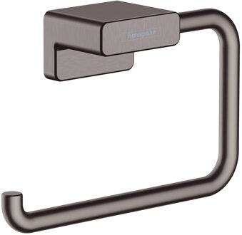 hansgrohe Addstoris closetrolhouder zonder klep brushed black chroom 41771340