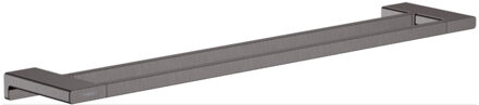 hansgrohe Addstoris handdoekhouder wand dubbel 65 brushed black chroom 41743340 Black chrome brushed (antraciet)