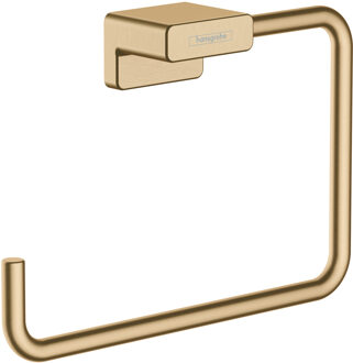 hansgrohe Addstoris handdoekring brushed bronze 41754140 Bronze brushed