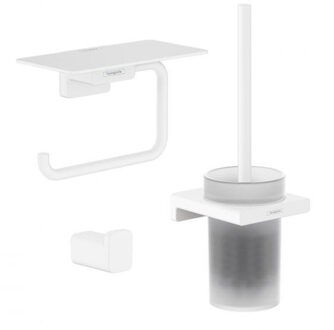 hansgrohe Addstoris toiletaccessoireset - driedelig - Wit mat SW651158/SW651261/SW651245