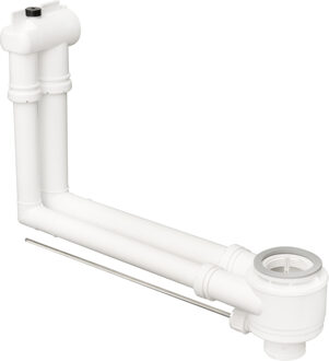 hansgrohe Afvoer- en overloopset voor excentrische montage wastafel Chroom