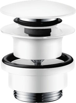 hansgrohe afvoergarnituur afvoerplug voor wastafel- en bidetmengkranen, mat wit