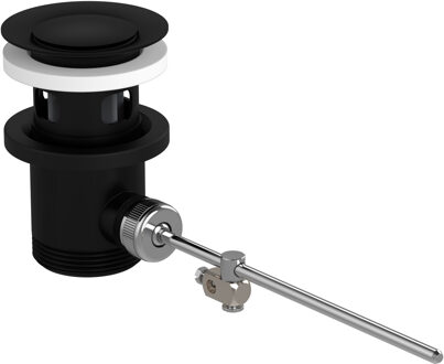 hansgrohe afvoergarnituur pop-up voor wastafel- en bidetmengkranen, mat zwart