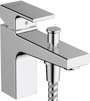 hansgrohe Bad en Douchemengkraan HansGrohe Vernis Shape Eengreeps Met 2 Flow Rates Chroom