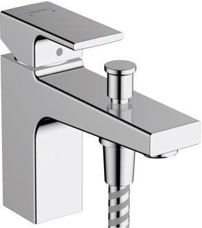 hansgrohe Bad en Douchemengkraan Vernis Shape Eengreeps Monotrou Zinc Chroom