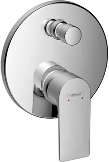 hansgrohe Badmengkraan Inbouw Rebris E Eengreeps Met Zekerheidscombinatie EN1717 Voor iBox Universal Chroom