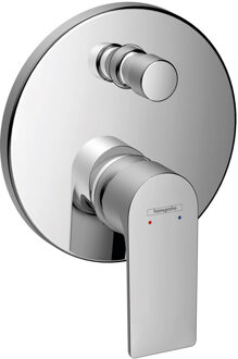 hansgrohe Badmengkraan Inbouw Rebris E Eengreeps Met Zekerheidscombinatie EN1717 Voor iBox Universal Chroom