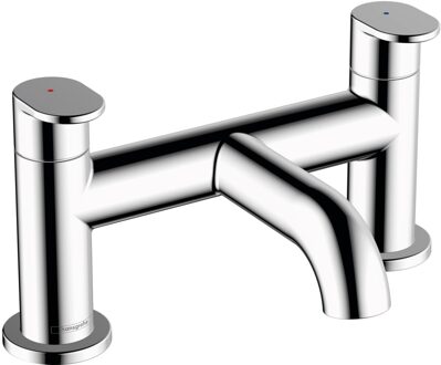 hansgrohe Badrandmengkraan HansGrohe Vernis Blend 2-gats Chroom