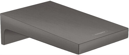 hansgrohe Baduitloop Metropol HansGrohe Watervalstraal 18.5 cm Geborsteld Zwart Chroom