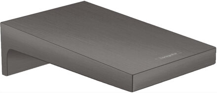 hansgrohe Baduitloop Metropol HansGrohe Watervalstraal 18.5 cm Geborsteld Zwart Chroom