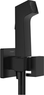 hansgrohe bidethanddouche 1jet E EcoSmart voor koud water met douchehouder en doucheslang 125 cm, mat zwart