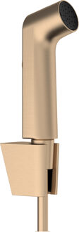 hansgrohe bidethanddouche 1jet EcoSmart met Porter S douchehouder en doucheslang 125 cm, Brushed Bronze