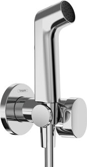 hansgrohe bidethanddouche 1jet EcoSmart voor warm water met douchehouder en doucheslang 125 cm, chroom