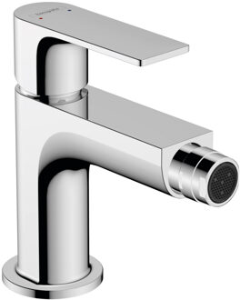 hansgrohe Bidetmengkraan Rebris E Eengreeps Met Safetyfunctie en Trekwaste Chroom