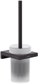 hansgrohe Closetborstelgarnituur Met Wandmontage HansGrohe AddStoris Mat Zwart