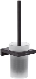 hansgrohe Closetborstelgarnituur Met Wandmontage HansGrohe AddStoris Mat Zwart