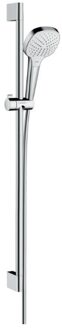 hansgrohe Croma Select E glijstangset - 90 cm - Wit/Chroom