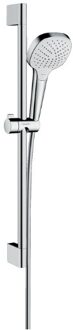 hansgrohe Croma Select E Vario Glijstangset - 65 cm - Chroom / Wit