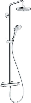 hansgrohe Croma Select S Douchesysteem - Regendouche ø 18 cm - Inclusief thermostaatkraan - 15 cm hartafstand