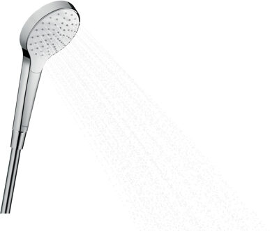 hansgrohe Croma Select S handdouche 1jet 1/2 xØ11cm met rain regenstraal wit/chroom