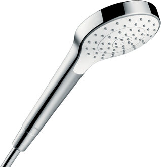 hansgrohe Croma Select S handdouche 1jet EcoSmart Green 1/2 xØ11cm met rain regenstraal (7L/min) wit/chroom
