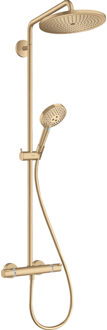 hansgrohe Croma select s showerpipe EcoSmart met thermostaat 28cm brushed bronze 26891140 Brushed bronze (brons)