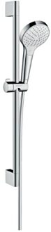 hansgrohe Croma Select S Vario EcoSmart Glijstangset - 65 cm - Wit / Chroom