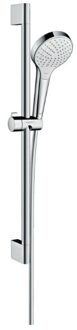 hansgrohe Croma Select S Vario Glijstangset - 65 cm - Chroom / Wit