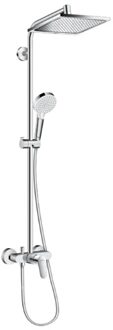 hansgrohe Crometta e 240 1jet showerpipe met douchekraan chroom 27284000