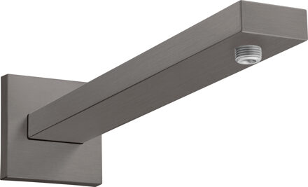hansgrohe douchearm square 389mm, geborsteld zwart/chroom
