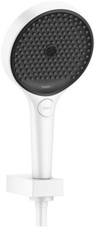 hansgrohe Douchehouderset Rainfinity HansGrohe PowderRain 130 3jet Met Doucheslang 125 cm Mat Wit