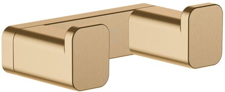 hansgrohe Dubbele Handdoekhaak AddStoris HansGrohe Geborsteld Brons