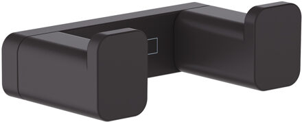 hansgrohe Dubbele Handdoekhaak AddStoris Mat Zwart