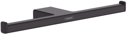 hansgrohe Dubbele Toiletrolhouder AddStoris Mat Zwart