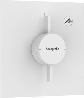 hansgrohe DuoTurn E kraan inbouw voor 1 functie, mat wit