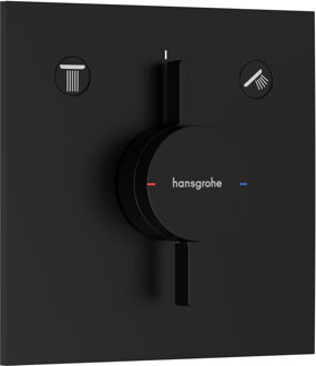 hansgrohe DuoTurn E kraan inbouw voor 2 functies, mat zwart