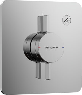 hansgrohe DuoTurn Q kraan inbouw voor 1 functie, chroom