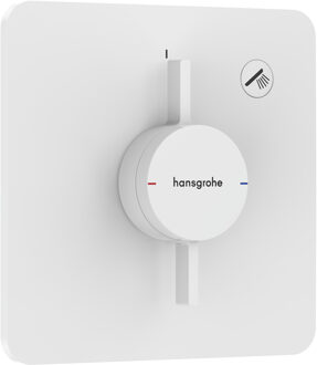 hansgrohe DuoTurn Q kraan inbouw voor 1 functie, mat wit
