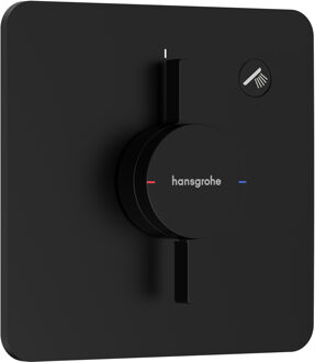 hansgrohe DuoTurn Q kraan inbouw voor 1 functie, mat zwart