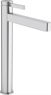 hansgrohe Finoris wastafelkraan highriser 260 pop-up plug chroom 76070000