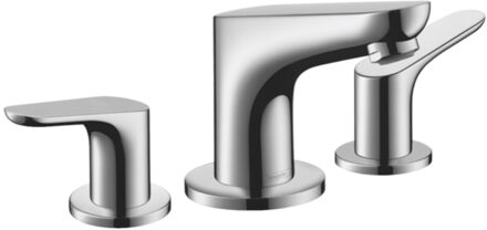 hansgrohe Focus 3-gats wastafelkraan waterbesparend chroom